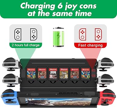 TV Docking Station for Switch and OLED with Joycon Charging and HDMI 2 TV Docking Station for Switch and OLED with Joycon Charging and HDMI - Image 2