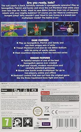 SpongeBob SquarePants Battle for Bikini Bottom Rehydrated Nintendo Switch 2 SpongeBob SquarePants Battle for Bikini Bottom Rehydrated Nintendo Switch - Image 2