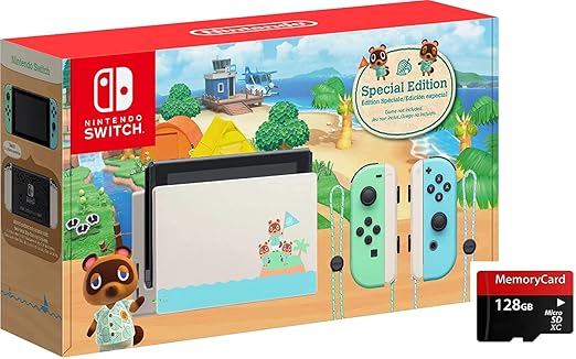 Nintendo Switch Animal Crossing New Horizons Bundle with 128GB Card 2 Nintendo Switch Animal Crossing New Horizons Bundle with 128GB Card - Image 2