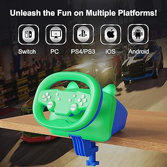 DOYO Gaming Racing Wheel for Nintendo Switch and Other Devices 2 DOYO Gaming Racing Wheel for Nintendo Switch and Other Devices - Image 2