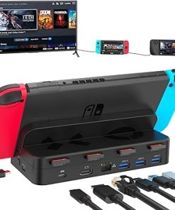 Unitek 5-in-1 TV Dock Station for Nintendo Switch and Steam Deck Unitek 5-in-1 TV Dock Station for Nintendo Switch and Steam Deck