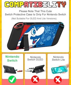 Xinocy 9 in 1 Nintendo Switch Accessories Kit with Travel Case Blue 2 Xinocy 9 in 1 Nintendo Switch Accessories Kit with Travel Case Blue 2