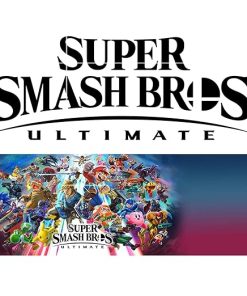 Super Smash Bros Ultimate Nintendo Switch with Thumb Grips and 24 Slot Holder 2 Super Smash Bros Ultimate Nintendo Switch with Thumb Grips and 24 Slot Holder 2