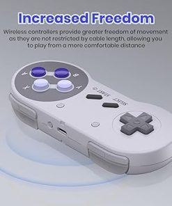 Wireless SNES Controller Compatible with Switch PC Mac Android 2 Pack 2 Wireless SNES Controller Compatible with Switch PC Mac Android 2 Pack 2