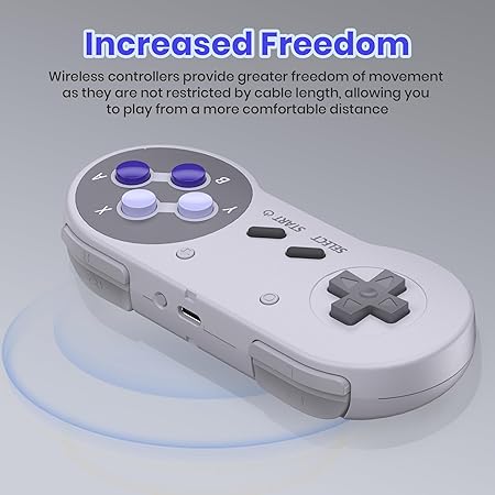 2.4 GHz Wireless SNES Controller for Switch PC Mac Android Raspberry Pi 2 2.4 GHz Wireless SNES Controller for Switch PC Mac Android Raspberry Pi - Image 2