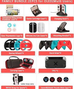 28 in 1 Accessory Bundle for Nintendo Switch OLED Edition Carrying Case 2 28 in 1 Accessory Bundle for Nintendo Switch OLED Edition Carrying Case 2