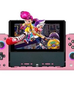 BUERTT Hall Effect Joypad Controller for Nintendo Switch OLED Pink BUERTT Hall Effect Joypad Controller for Nintendo Switch OLED Pink