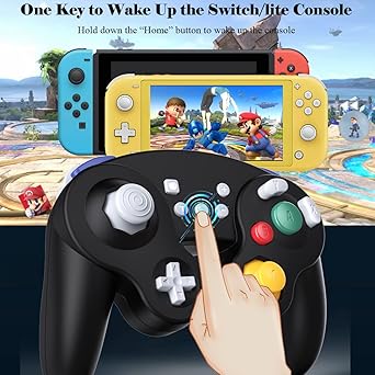 Wireless Gamecube Controller for Switch Lite PC Android Steam Black 2 Wireless Gamecube Controller for Switch Lite PC Android Steam Black - Image 2