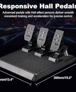 NBCP Xbox One Racing Wheel 900° Rotation with Hall Effect Pedals 2 NBCP Xbox One Racing Wheel 900° Rotation with Hall Effect Pedals 2