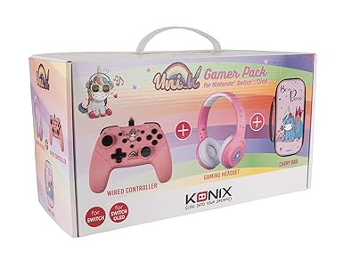 Konix Gaming Accessory Pack for Nintendo Switch Headset and Controller Konix Gaming Accessory Pack for Nintendo Switch Headset and Controller