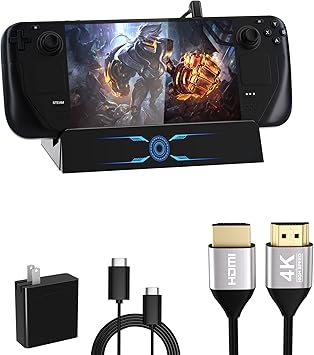 Steam Deck Dock with HDMI Cable and 45W Type C Charger Set Steam Deck Dock with HDMI Cable and 45W Type C Charger Set