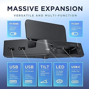 HomeSpot TV Dock for Nintendo Switch with Ethernet and 4K HDMI 2 HomeSpot TV Dock for Nintendo Switch with Ethernet and 4K HDMI - Image 2