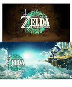 Zelda Tears of the Kingdom Nintendo Switch Game with Thumb Grips and Case 2 Zelda Tears of the Kingdom Nintendo Switch Game with Thumb Grips and Case 2