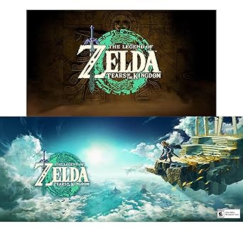 Zelda Tears of the Kingdom Nintendo Switch Game with Thumb Grips and Case 2 Zelda Tears of the Kingdom Nintendo Switch Game with Thumb Grips and Case - Image 2