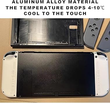 Aluminum Alloy Back Plate for Switch Console DIY Replacement Shell 2 Aluminum Alloy Back Plate for Switch Console DIY Replacement Shell - Image 2