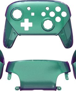 Chameleon Green Purple Custom Shell for Nintendo Switch Pro Controller 2 Chameleon Green Purple Custom Shell for Nintendo Switch Pro Controller 2