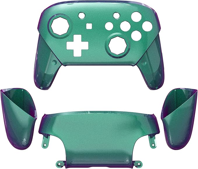 Chameleon Green Purple Custom Shell for Nintendo Switch Pro Controller 2 Chameleon Green Purple Custom Shell for Nintendo Switch Pro Controller - Image 2
