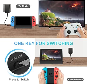 Switch Dock Station Replacement for Official Set with 4K HDMI Output 2 Switch Dock Station Replacement for Official Set with 4K HDMI Output - Image 2