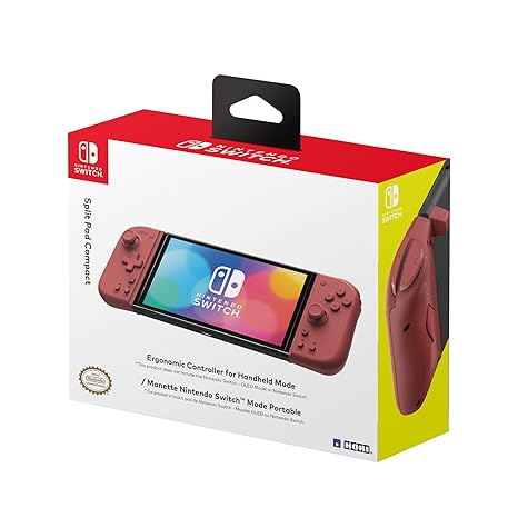 HORI Split Pad Compact Apricot Red for Nintendo Switch 2 HORI Split Pad Compact Apricot Red for Nintendo Switch - Image 2