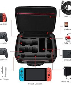 Diocall Deluxe Case for Nintendo Switch and Switch OLED Travel Bag 2 Diocall Deluxe Case for Nintendo Switch and Switch OLED Travel Bag 2