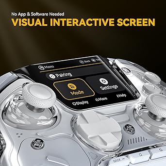 Wireless Gaming Controller for PC Switch iOS Android with RGB Lighting 2 Wireless Gaming Controller for PC Switch iOS Android with RGB Lighting - Image 2
