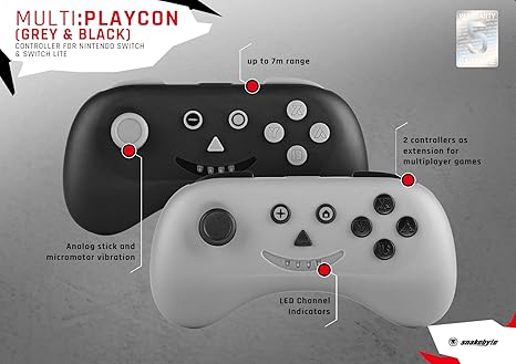 Snakebyte Nsw Multi Playcon 2 PC Set Wireless Bluetooth Controller 2 Snakebyte Nsw Multi Playcon 2 PC Set Wireless Bluetooth Controller - Image 2