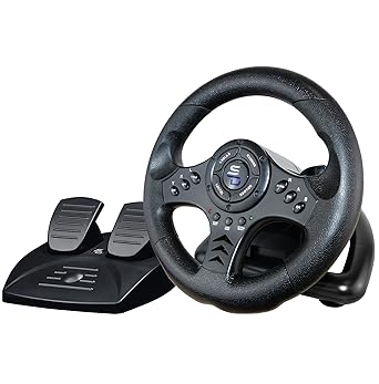 Superdrive SV450 Racing Steering Wheel with Pedals for Multiple Consoles Superdrive SV450 Racing Steering Wheel with Pedals for Multiple Consoles