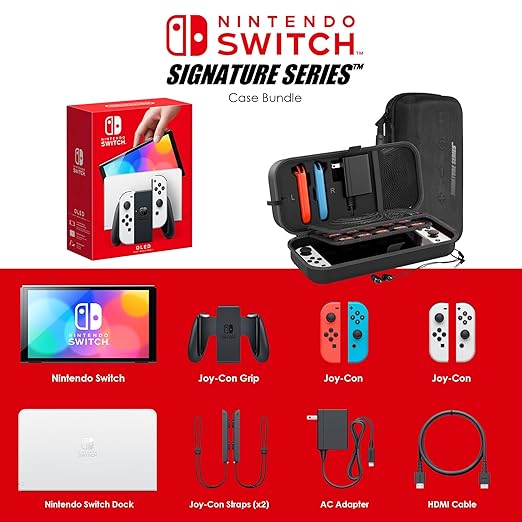 Nintendo Switch OLED Model White Accessory Bundle with Extra Joy-Con 2 Nintendo Switch OLED Model White Accessory Bundle with Extra Joy-Con - Image 2