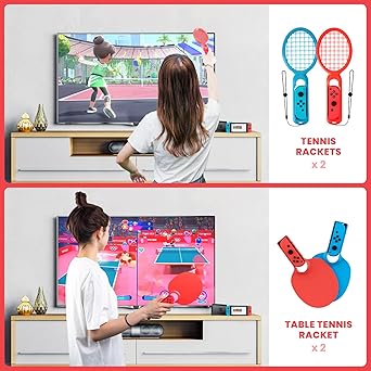 CODOGOY 18 in 1 Switch Sports Accessories Bundle with Carry Bag 2 CODOGOY 18 in 1 Switch Sports Accessories Bundle with Carry Bag - Image 2