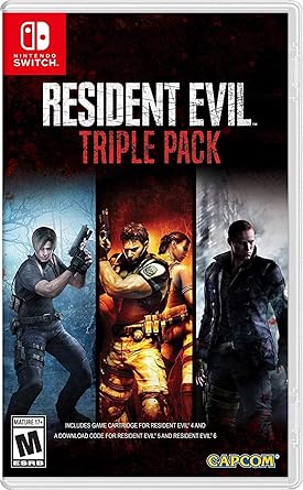 Resident Evil Triple Pack for Nintendo Switch – Ultimate Gaming Experience Resident Evil Triple Pack for Nintendo Switch - Ultimate Gaming Experience