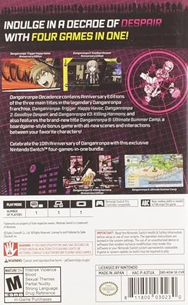 Danganronpa Decadence for Nintendo Switch – Play Now 2 Danganronpa Decadence for Nintendo Switch - Play Now - Image 2