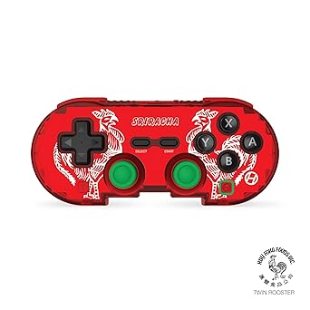 Limited Edition Sriracha Pixel Art Bluetooth Controller for Switch Limited Edition Sriracha Pixel Art Bluetooth Controller for Switch