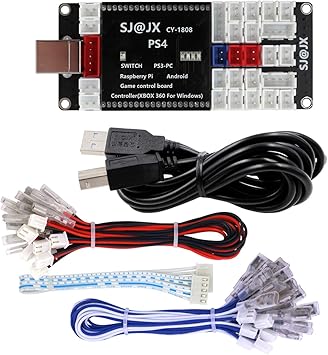 SJX Arcade Game Controller Encoder DIY Code Board for PS4 Switch PC SJX Arcade Game Controller Encoder DIY Code Board for PS4 Switch PC