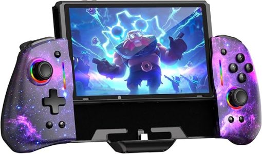 NexiGo Hall Effect Gripcon for Switch with RGB Light and Turbo