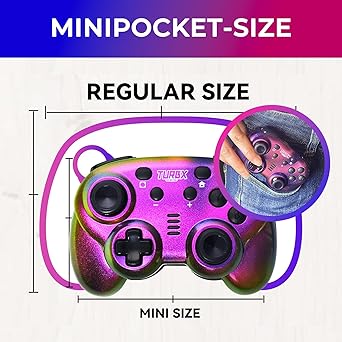 turbX Mini Wireless Game Controller for Nintendo Switch and Mobile 2 turbX Mini Wireless Game Controller for Nintendo Switch and Mobile - Image 2