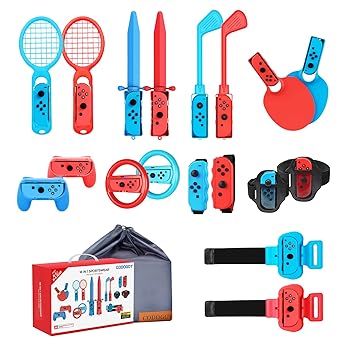 CODOGOY 18 in 1 Switch Sports Accessories Bundle with Carry Bag CODOGOY 18 in 1 Switch Sports Accessories Bundle with Carry Bag