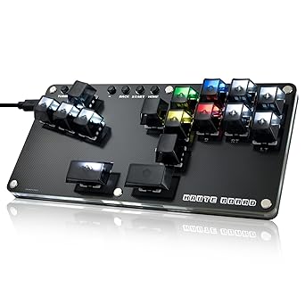 Borcham Haute42 B16 Mini Arcade Stick Leverless with RGB Turbo Functions Borcham Haute42 B16 Mini Arcade Stick Leverless with RGB Turbo Functions