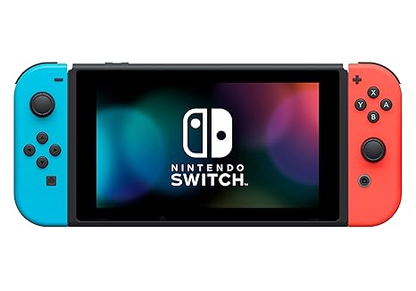 Nintendo Switch V2 Console Black HAC-001-01 with Blue Red Joycon Renewed 2 Nintendo Switch V2 Console Black HAC-001-01 with Blue Red Joycon Renewed - Image 2