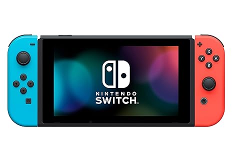 Nintendo Switch V2 Console Black HAC-001-01 with Blue Red Joycon Renewed Nintendo Switch V2 Console Black HAC-001-01 with Blue Red Joycon Renewed