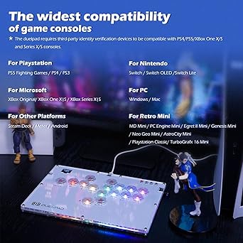Duelpad Gaming Keypad and All-Button Arcade Stick Controller 2 Duelpad Gaming Keypad and All-Button Arcade Stick Controller - Image 2