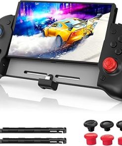 NexiGo Gripcon Ergonomic Controller for Nintendo Switch OLED Black NexiGo Gripcon Ergonomic Controller for Nintendo Switch OLED Black