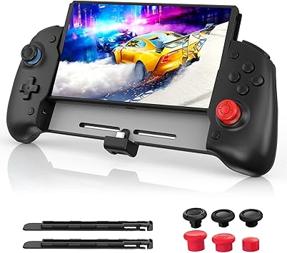 NexiGo Gripcon Ergonomic Controller for Nintendo Switch OLED Black NexiGo Gripcon Ergonomic Controller for Nintendo Switch OLED Black