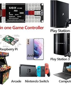 SJX Arcade Game Controller Encoder DIY Code Board for PS4 Switch PC 2 SJX Arcade Game Controller Encoder DIY Code Board for PS4 Switch PC 2