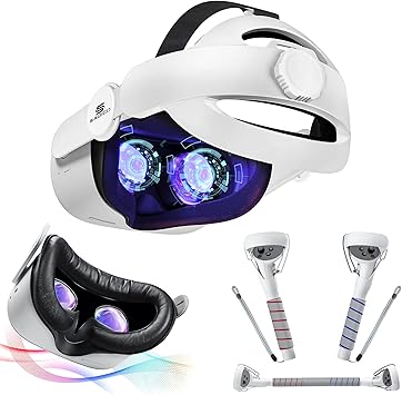 Oculus Quest 2 3 in 1 Head Strap Face Cover and Long Arms Accessory Oculus Quest 2 3 in 1 Head Strap Face Cover and Long Arms Accessory