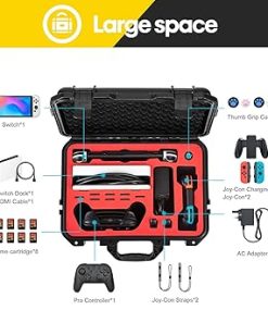 Devaco Waterproof Carrying Case for Nintendo Switch and OLED 2021 2 Devaco Waterproof Carrying Case for Nintendo Switch and OLED 2021 2