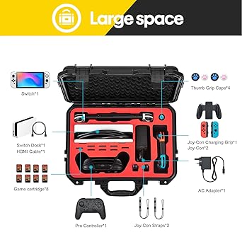 Devaco Waterproof Carrying Case for Nintendo Switch and OLED 2021 2 Devaco Waterproof Carrying Case for Nintendo Switch and OLED 2021 - Image 2