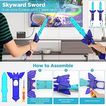 Switch2 Sports Accessories Bundle 12 in 1 for Nintendo Switch 2 Switch2 Sports Accessories Bundle 12 in 1 for Nintendo Switch - Image 2