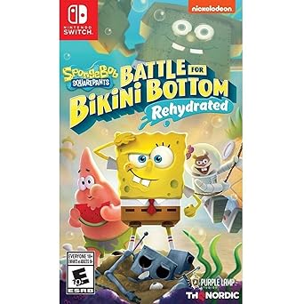 SpongeBob SquarePants Battle for Bikini Bottom Rehydrated Nintendo Switch SpongeBob SquarePants Battle for Bikini Bottom Rehydrated Nintendo Switch