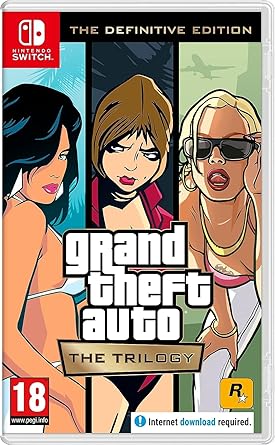 Grand Theft Auto The Trilogy Definitive Edition for Nintendo Switch Grand Theft Auto The Trilogy Definitive Edition for Nintendo Switch