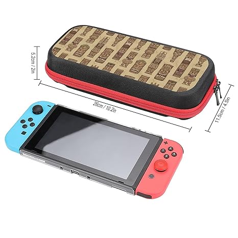 Hawaii Tiki Mask Nintendo Switch Protective Portable Travel Case 2 Hawaii Tiki Mask Nintendo Switch Protective Portable Travel Case - Image 2